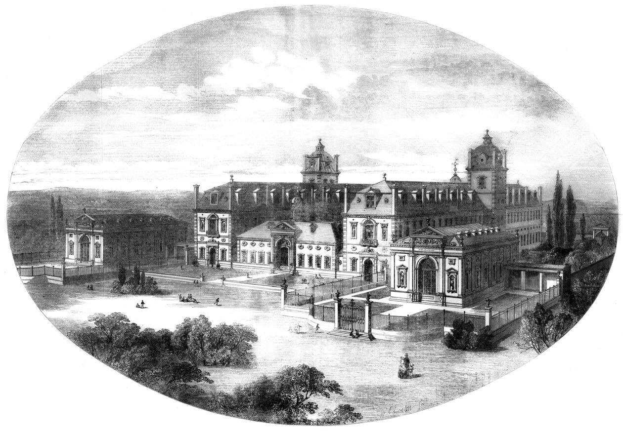 Wellington College, Berkshire, 1855 af Unbekannt