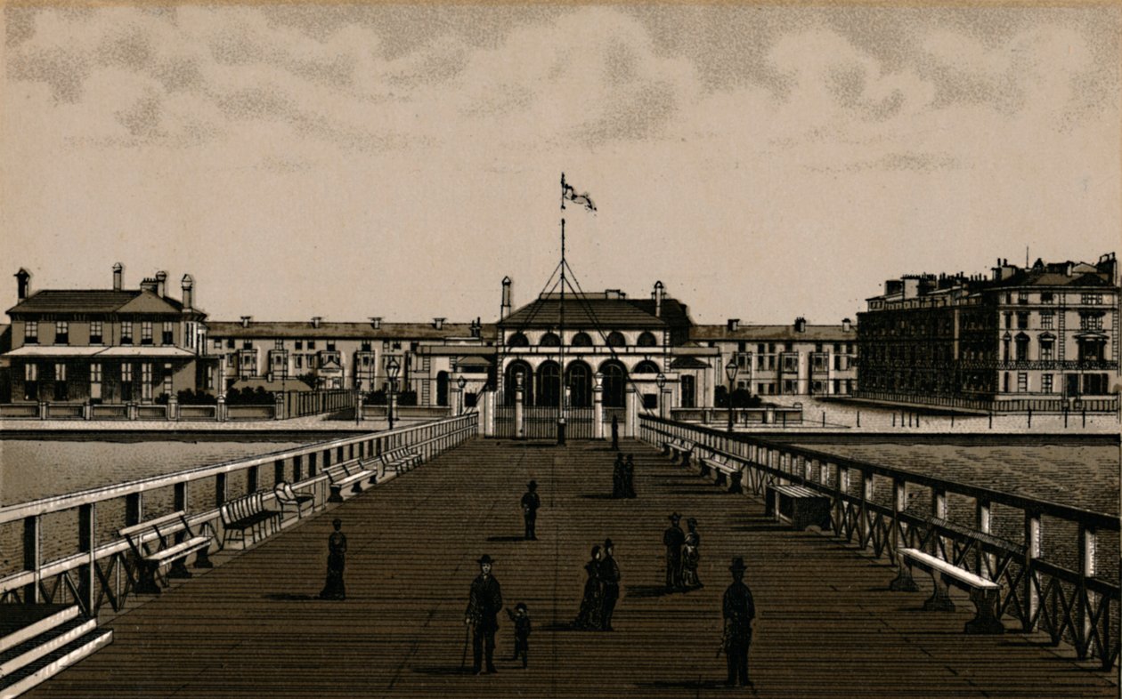 Wellington Pier, c1880. af Unbekannt
