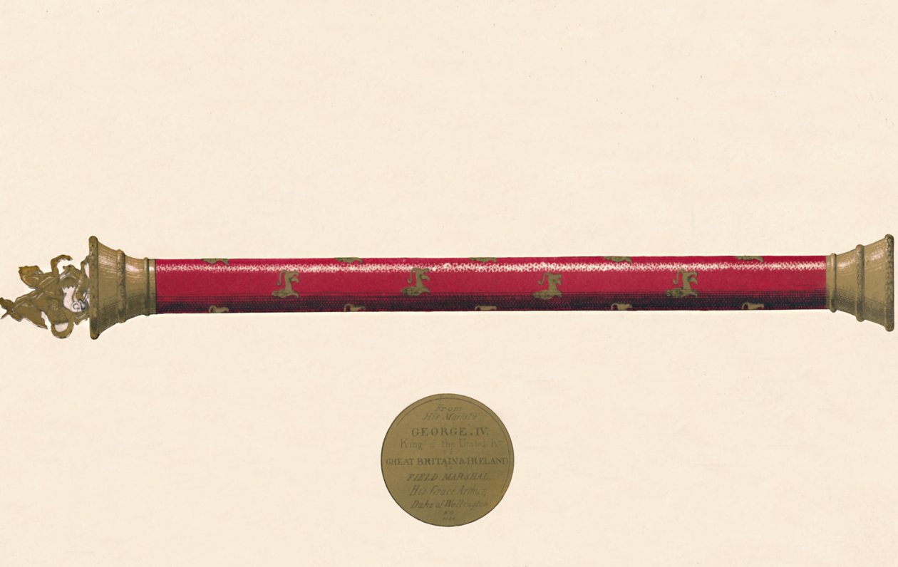 Wellingtons Field Marshals Baton, c1800-tallet af Unbekannt