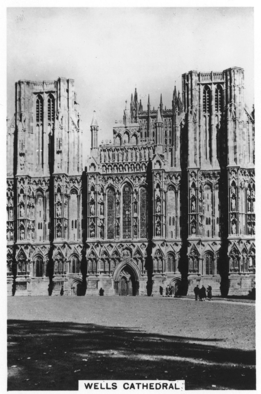 Wells Cathedral, Wells, Somerset, England, 1936 af Unbekannt