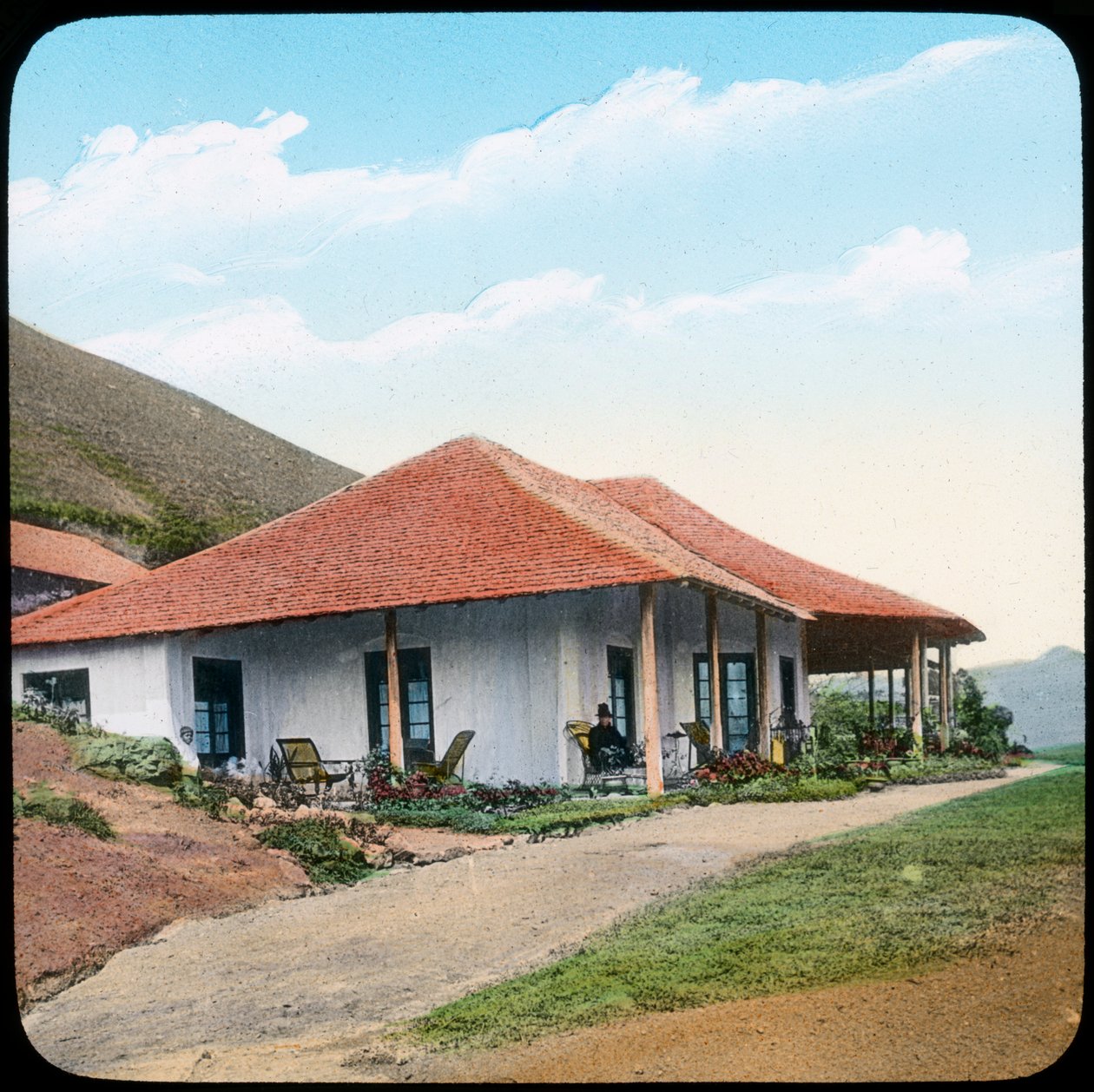 Wesleyansk missionshus, Uva-provinsen, Ceylon af Unbekannt