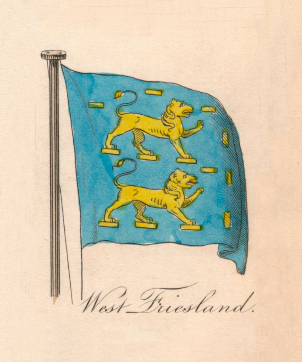 Vestfrisland, 1838 af Unbekannt