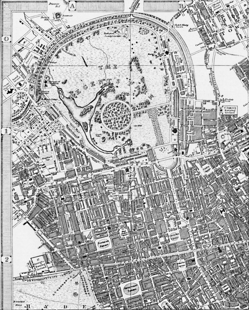 West London i 1832, 1832, 1904 af Unbekannt