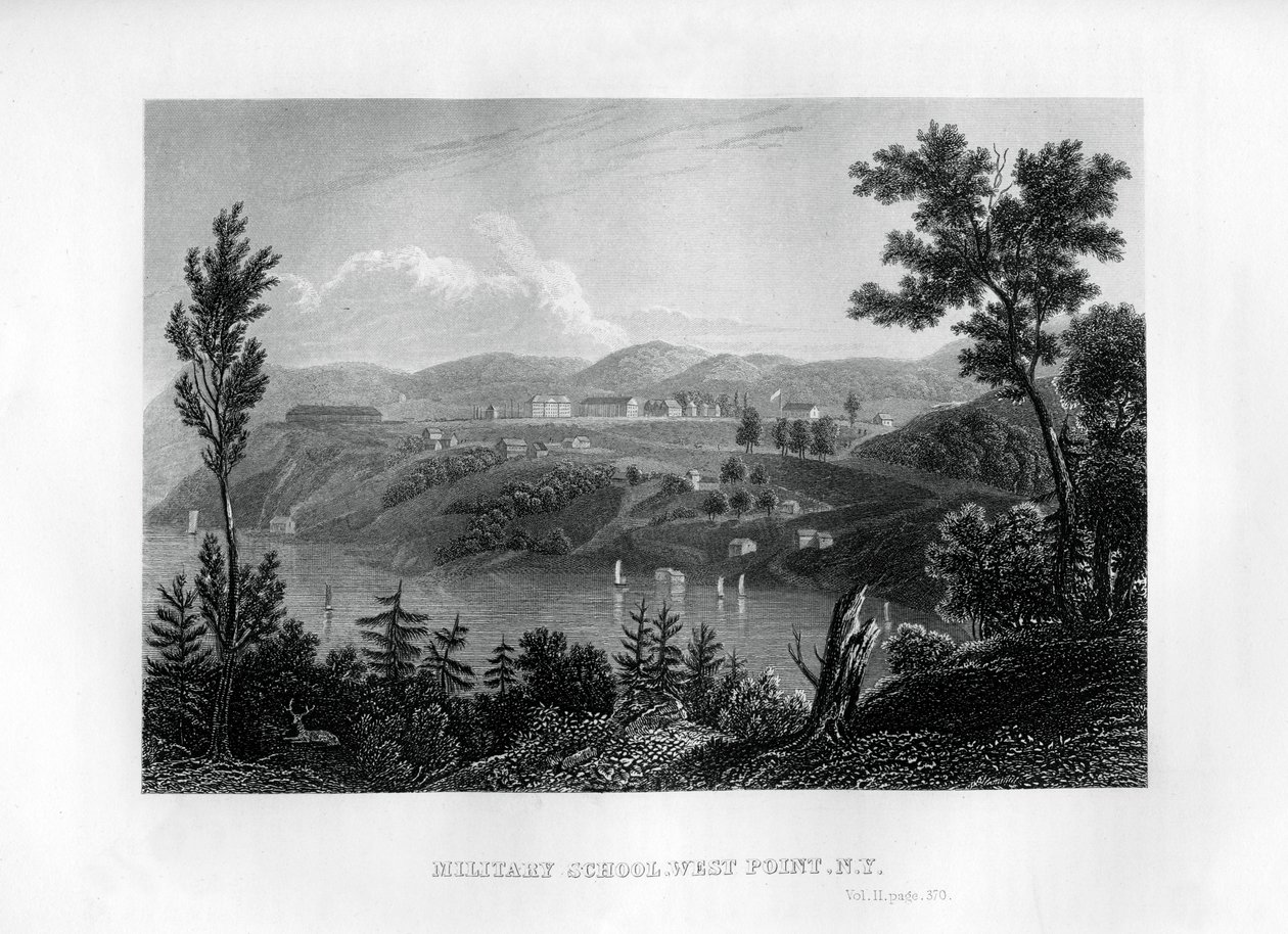 West Point Military School, New York, 1855 af Unbekannt