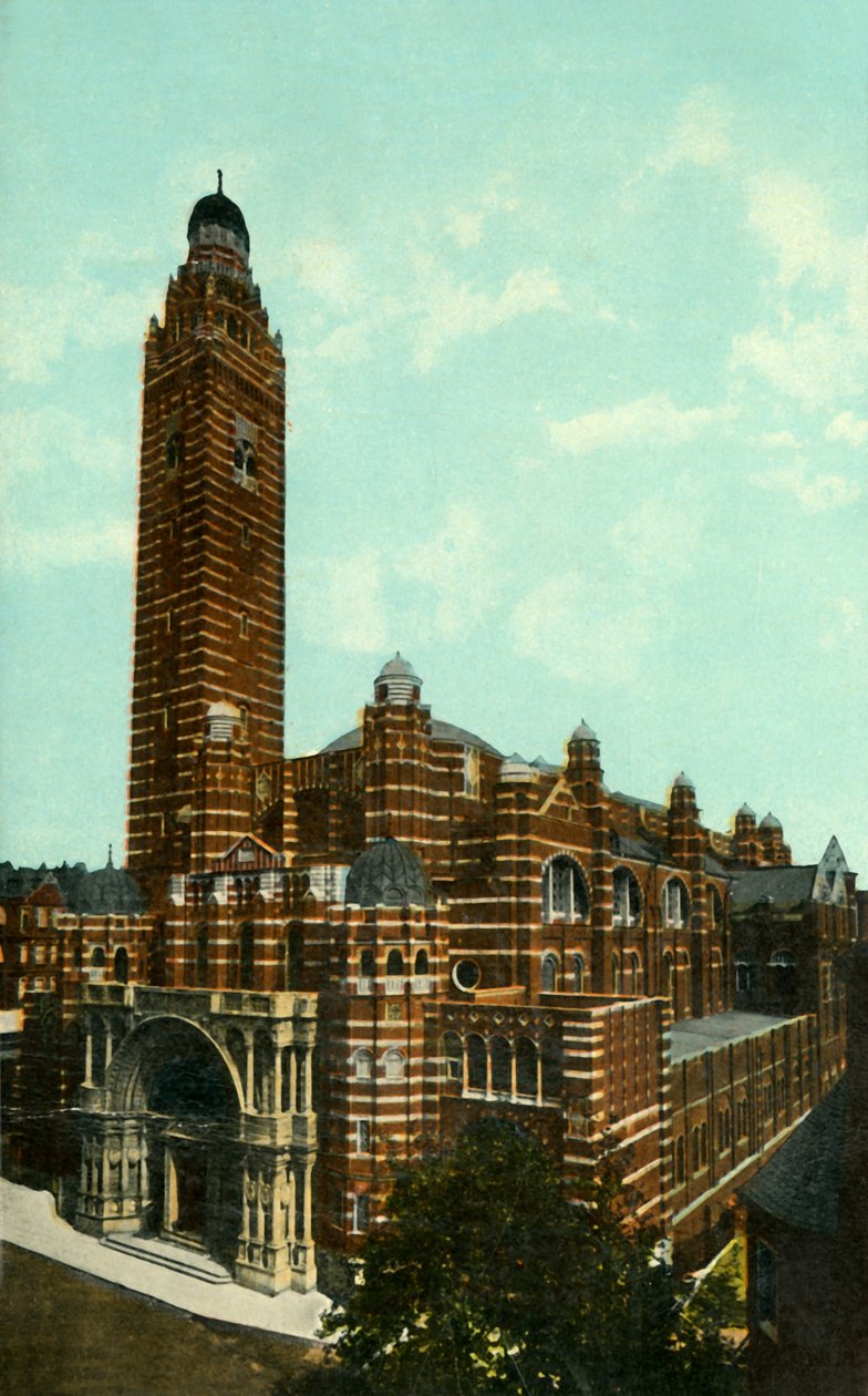 Westminster Cathedral, London, c1910. af Unbekannt