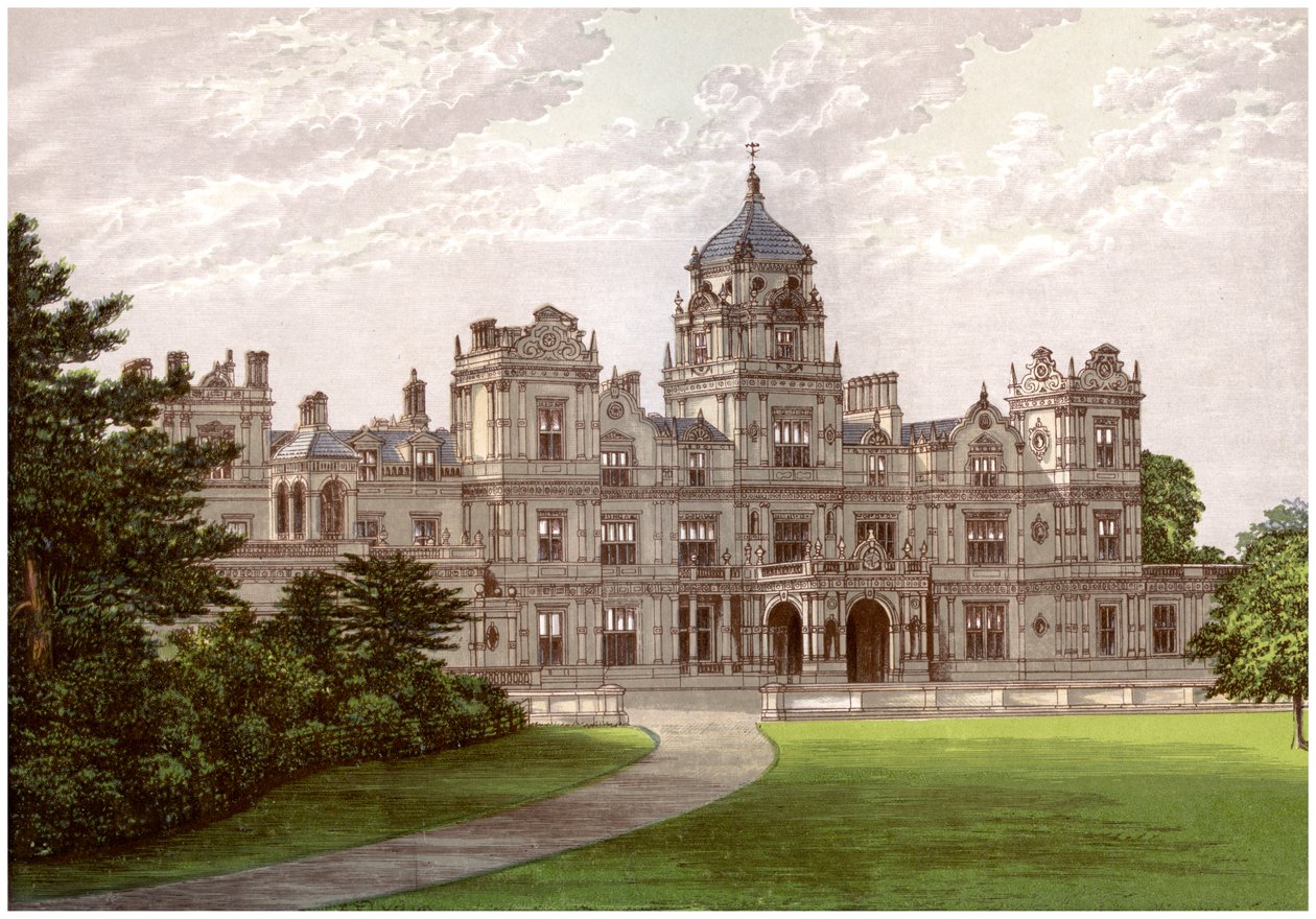 Westonbirt House, Gloucestershire, hjemsted for familien Holford, c1880 af Unbekannt