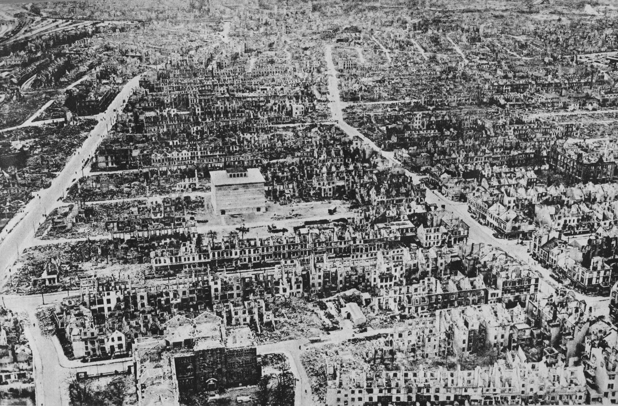 Hvad britiske bombefly gjorde ved Bremen på Weser, 1945 af Unbekannt