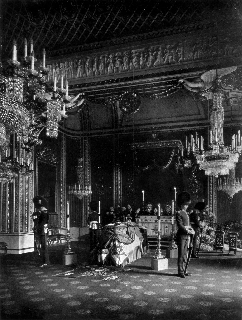 Når Arbejdets Dag er fuldført, de liggende, 1910 af Unbekannt