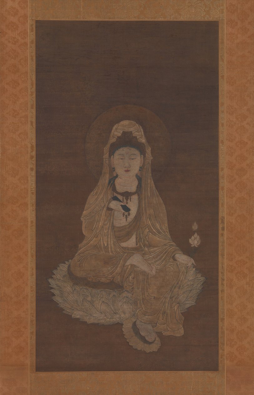 Kannon med hvid kappe, 1200-tallet. af Unbekannt