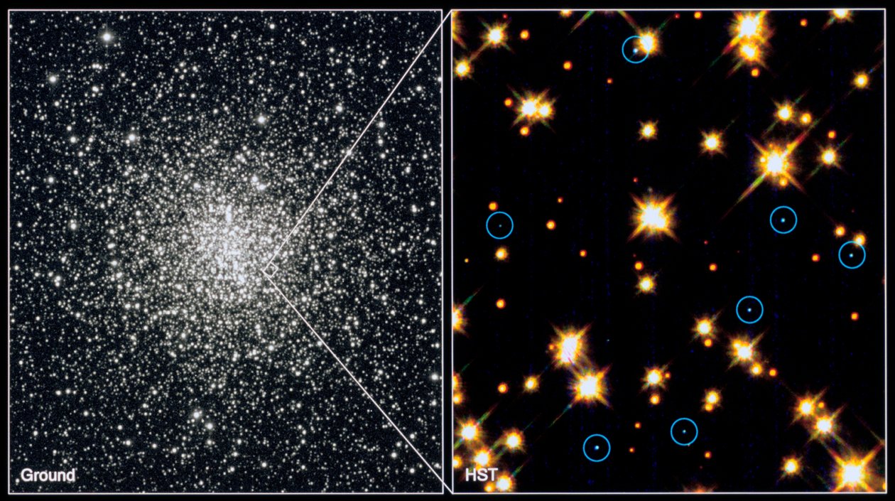 Hvide dværgstjerner i Globular Cluster M4H Bond STSCI af Unbekannt