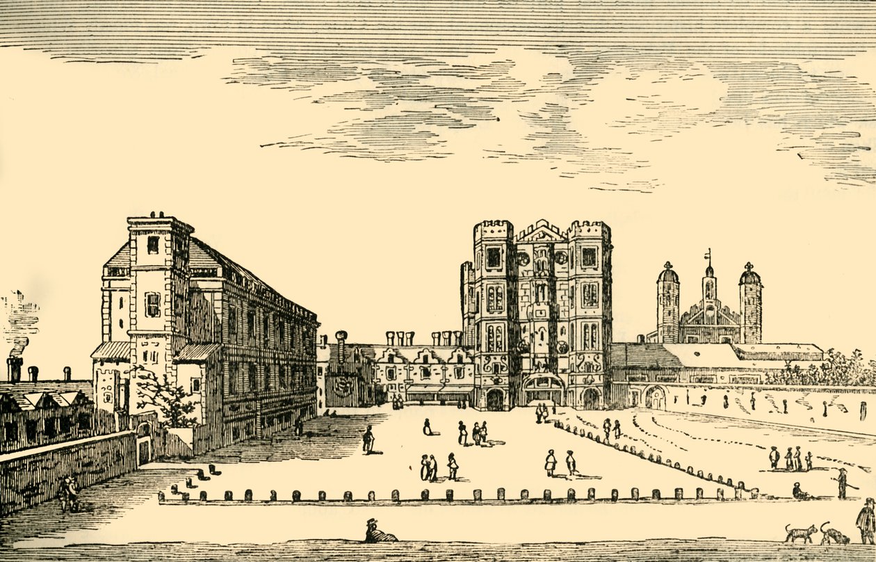 Whitehall omkring 1650, 1881. af Unbekannt