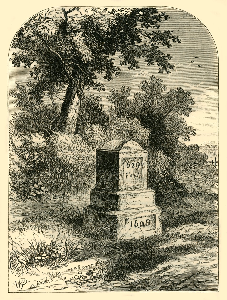 Whittingtons Stone i 1820, c1876. af Unbekannt