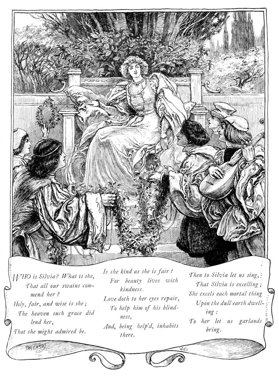 Hvem er Silvia, 1895 af Unbekannt