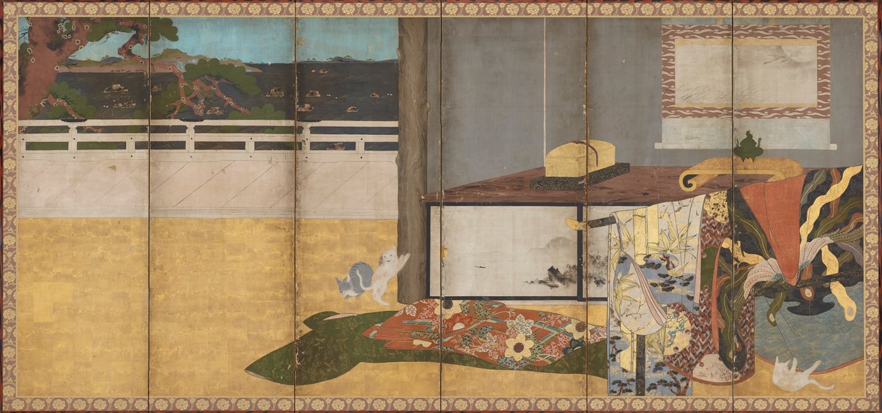 Whose Sleeves, Edo-periode, 1700-tallet. af Unbekannt