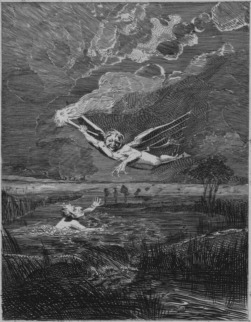 Will O the Wisp, c1800-tallet af Unbekannt