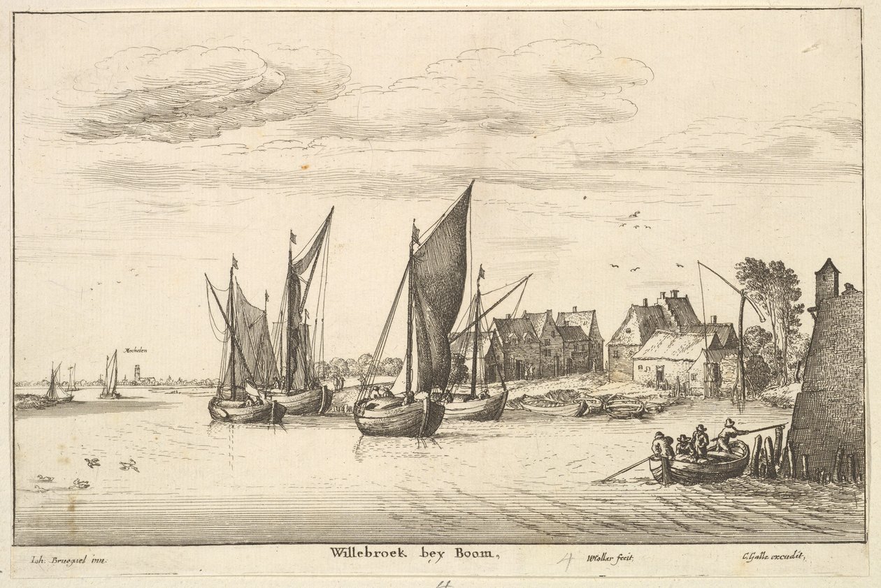 Willebroeck bey Boom, 1651. af Unbekannt
