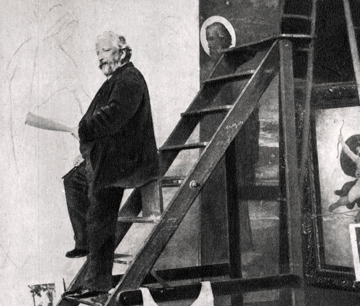 William-Adolphe Bouguereau, fransk kunstner, 1900 af Unbekannt