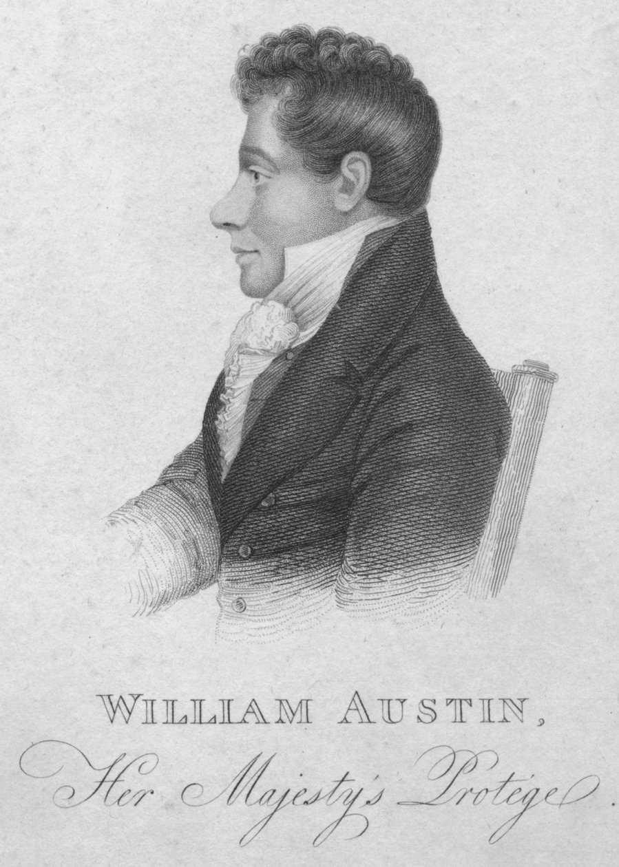William Austin, Her Majestys Protege, c1820. af Unbekannt