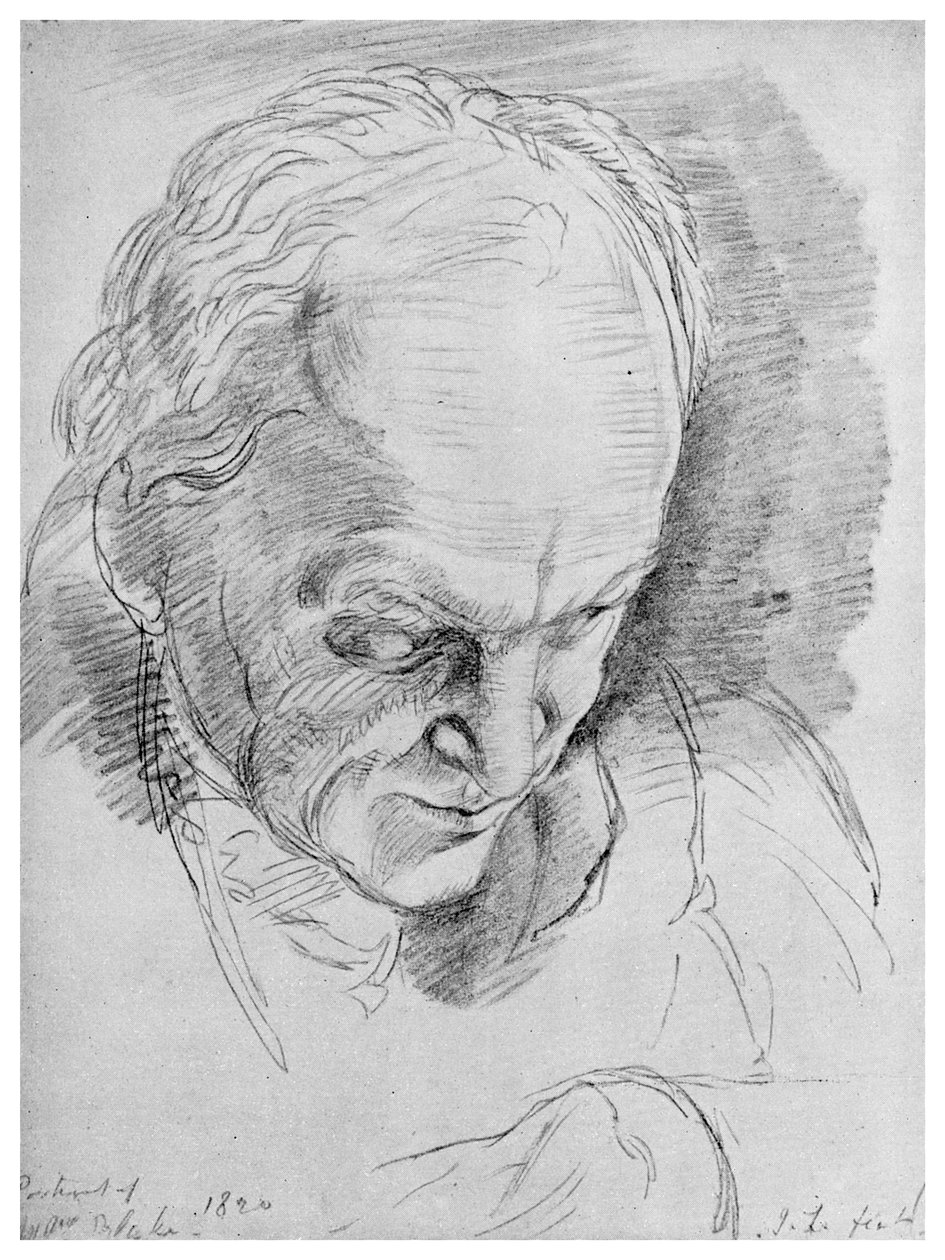William Blake, engelsk mystiker, digter, kunstner og gravør, 1800-tallet 1956 af Unbekannt