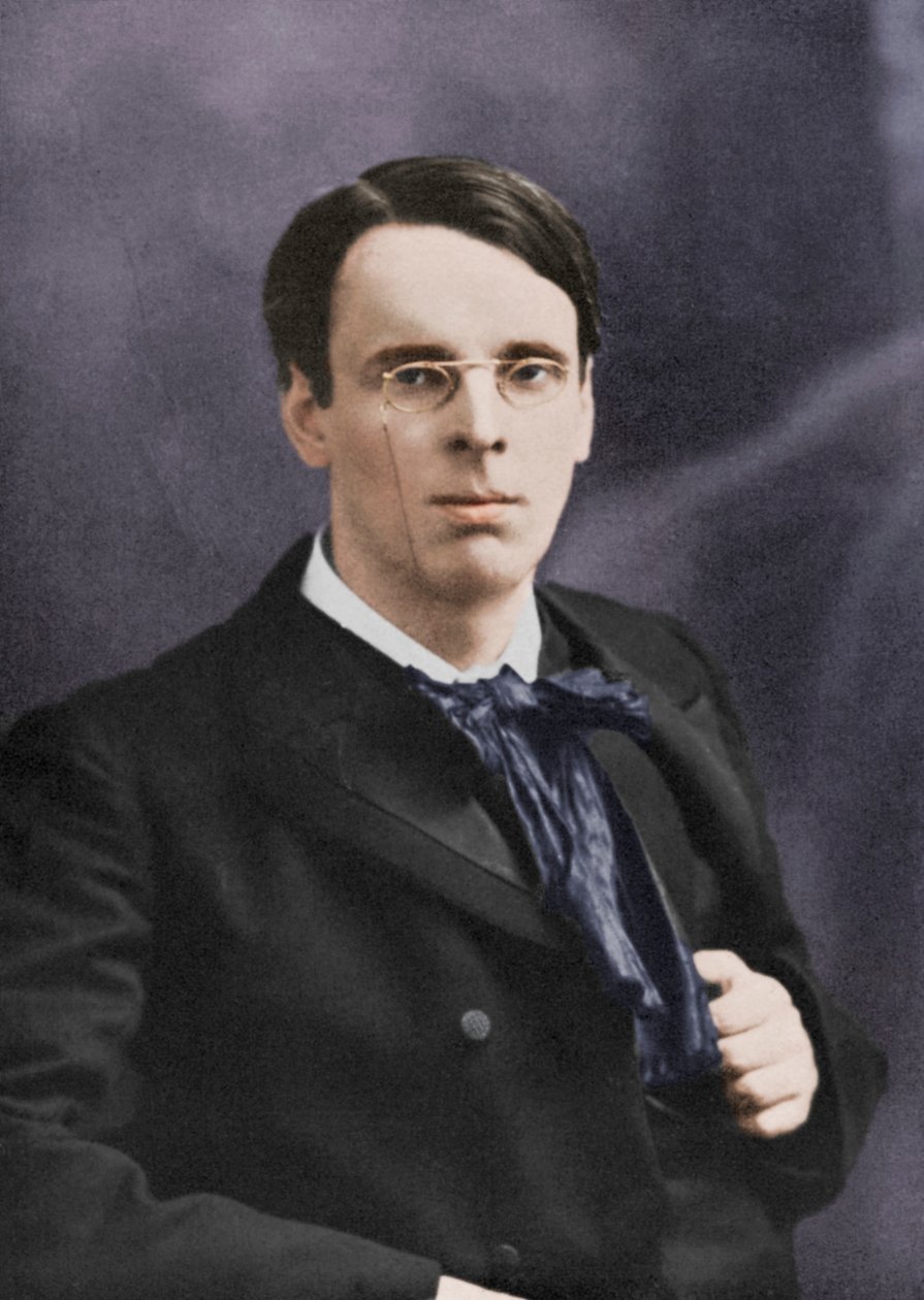 William Butler Yeats, irsk digter og dramatiker, omkring 1900-tallet af Unbekannt