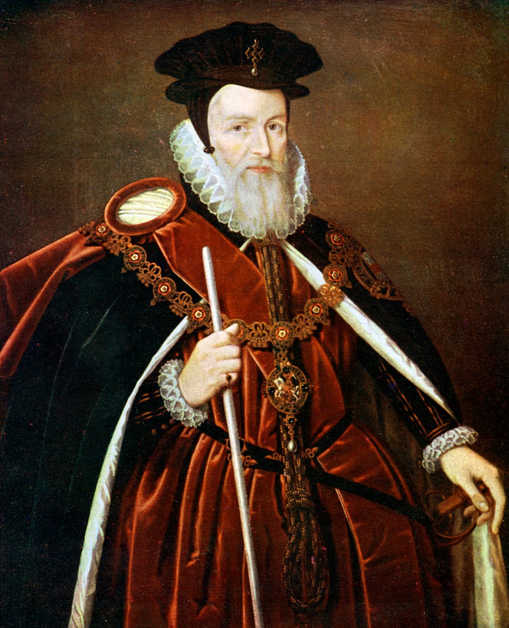 William Cecil, 1. baron Burghley, 1500-tallet c1905 af Unbekannt