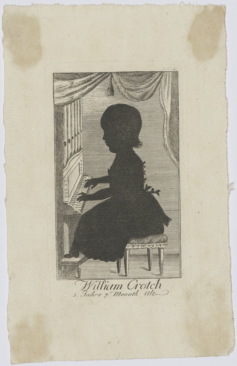 William Crotch 1775-1847 som barn, ca 1778. af Unbekannt