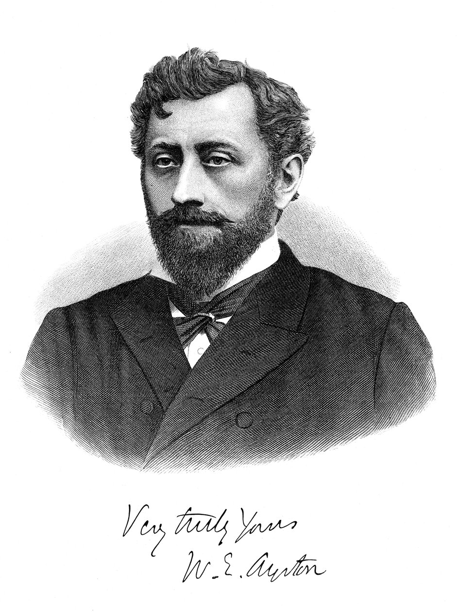 William Edward Ayrton 1847-1908, britisk fysiker, elektroingeniør og opfinder, 1892 af Unbekannt