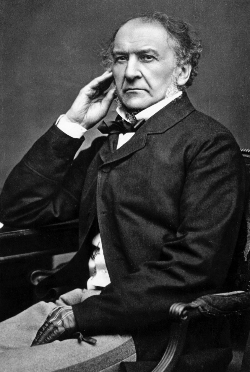 William Ewart Gladstone, britisk liberal statsmand, 1800-tallet af Unbekannt