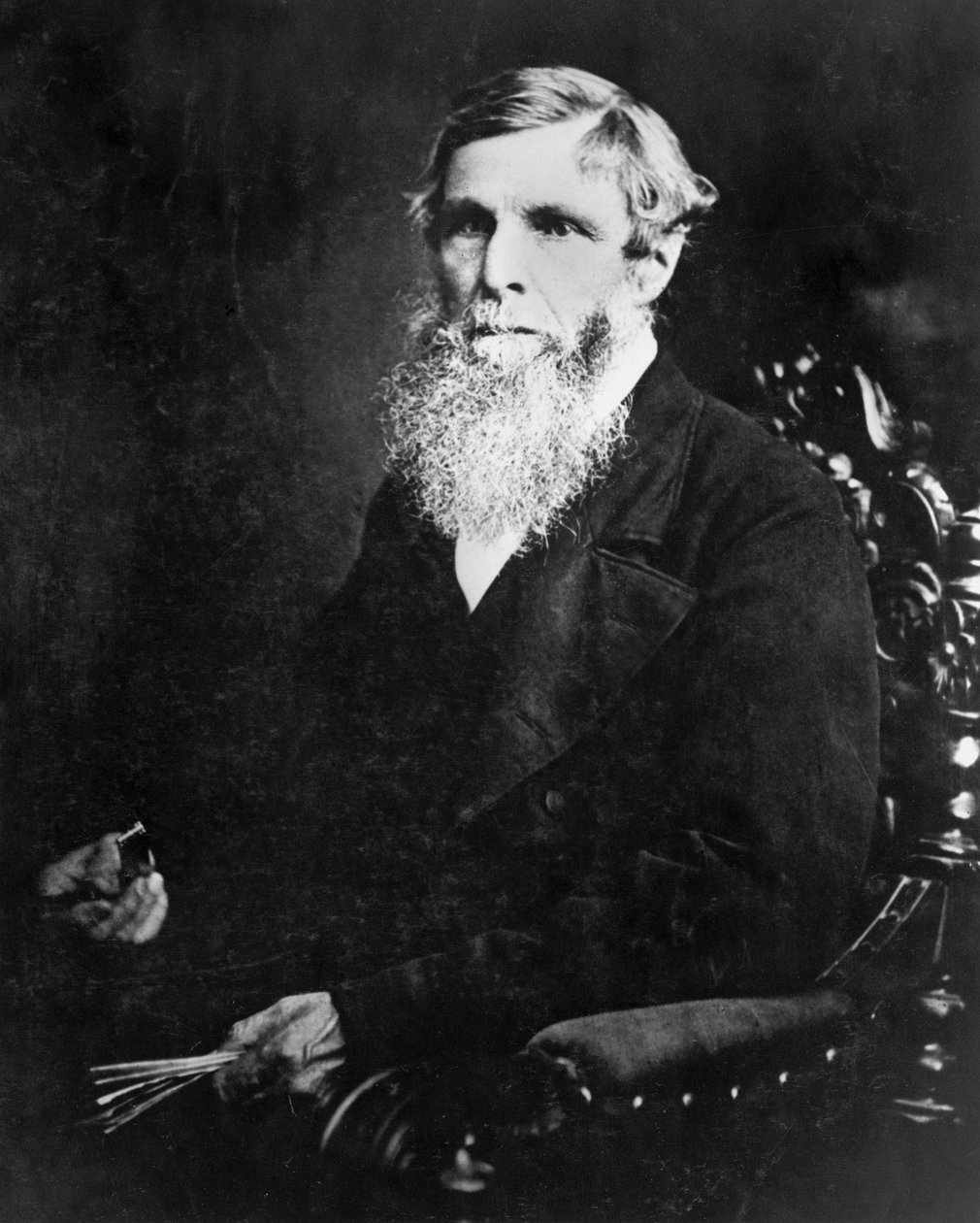 William Froude, engelsk ingeniør og flådearkitekt, c 1870 af Unbekannt