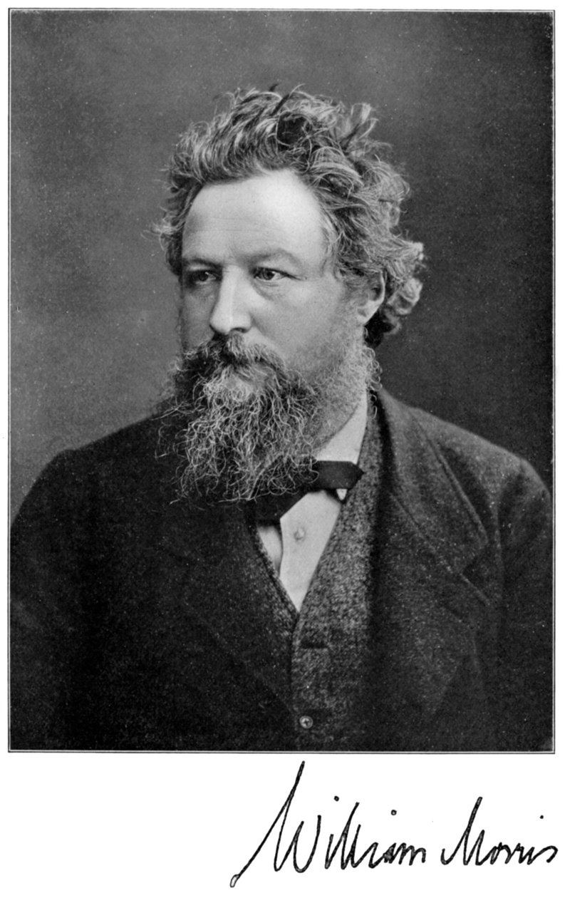William Morris, engelsk kunstner, forfatter, socialist og aktivist fra det 19. århundrede, 1901 af Unbekannt