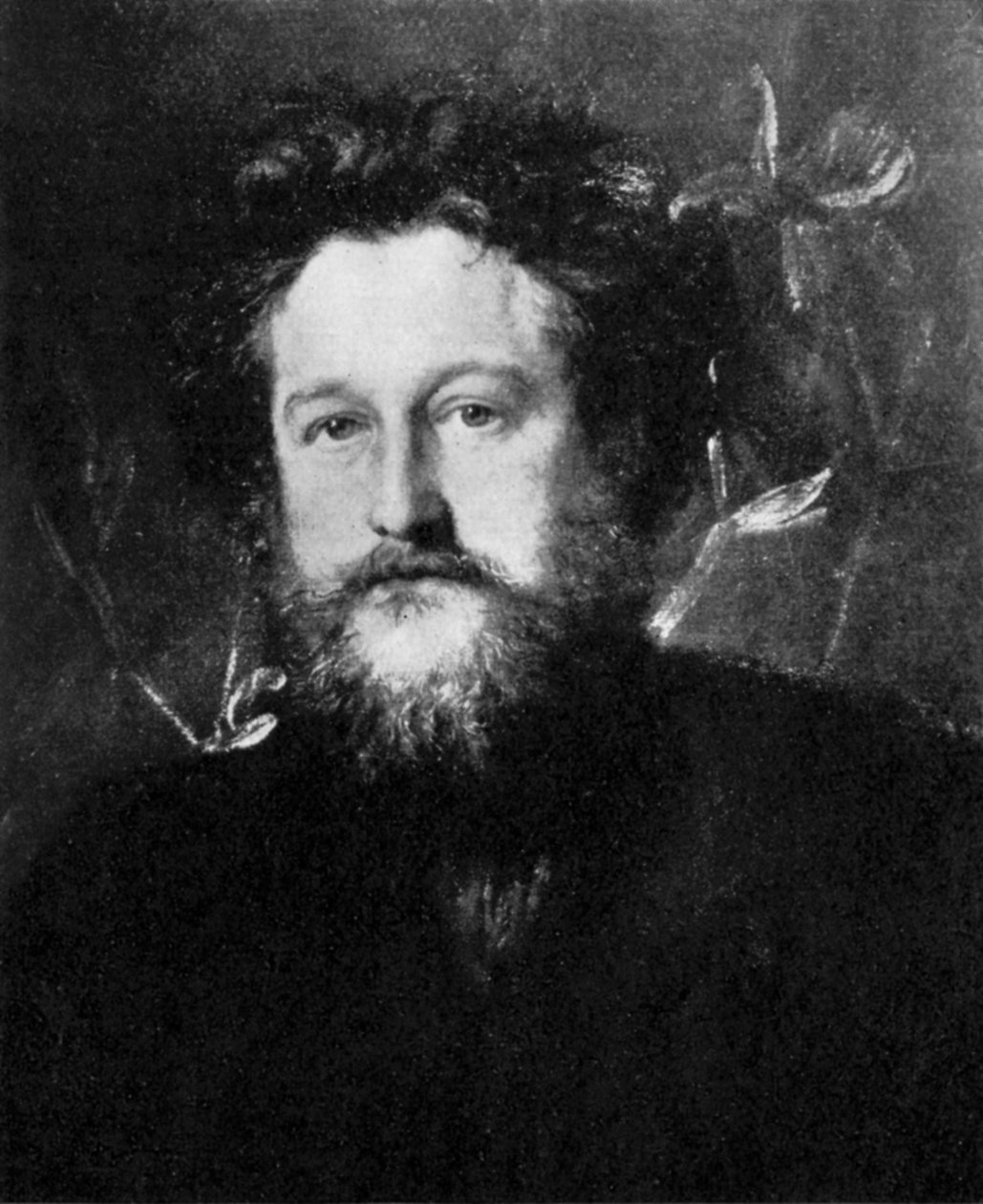 William Morris, engelsk kunstner, forfatter, socialist og aktivist, slutningen af det 19. århundrede, c1920 af Unbekannt