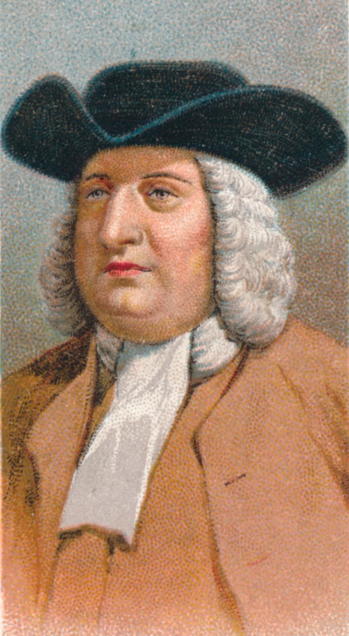 William Penn 1644-1718, engelsk medlem af Society of Friends, populært kendt som Quakers, 1924 af Unbekannt