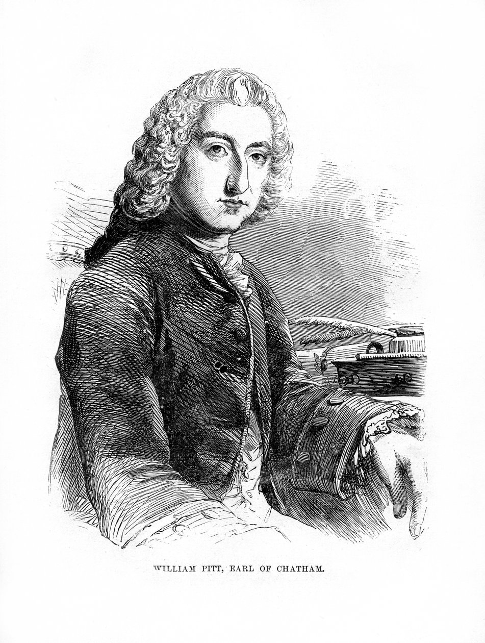 William Pitt, 1st Earl of Chatham, British Whig-statsmand, 1872 af Unbekannt