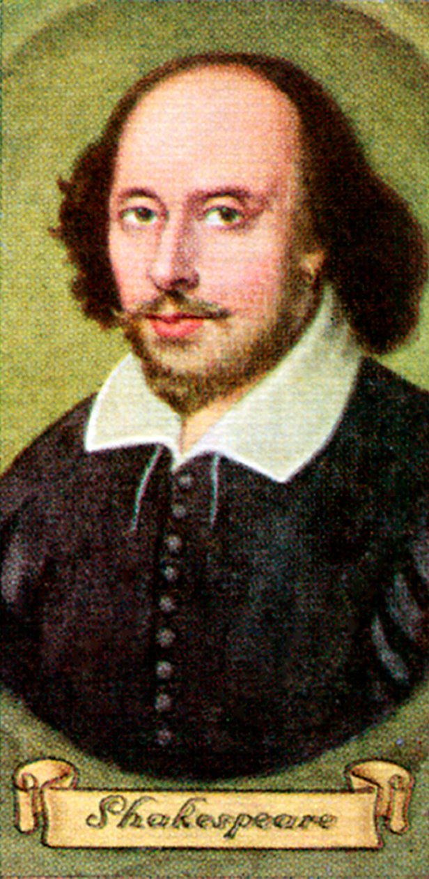 William Shakespeare, taget fra en række cigaretkort, 1935 af Unbekannt