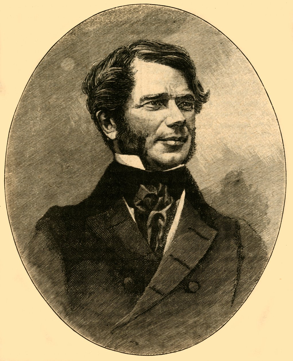 William Smith OBrien, irsk nationalistisk oprører og politiker, c1848 c1890. af Unbekannt