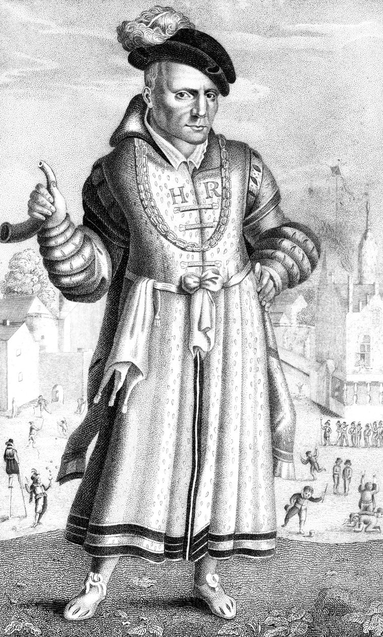 William Sommers, hofnarr af Henry VIII, 1825 af Unbekannt