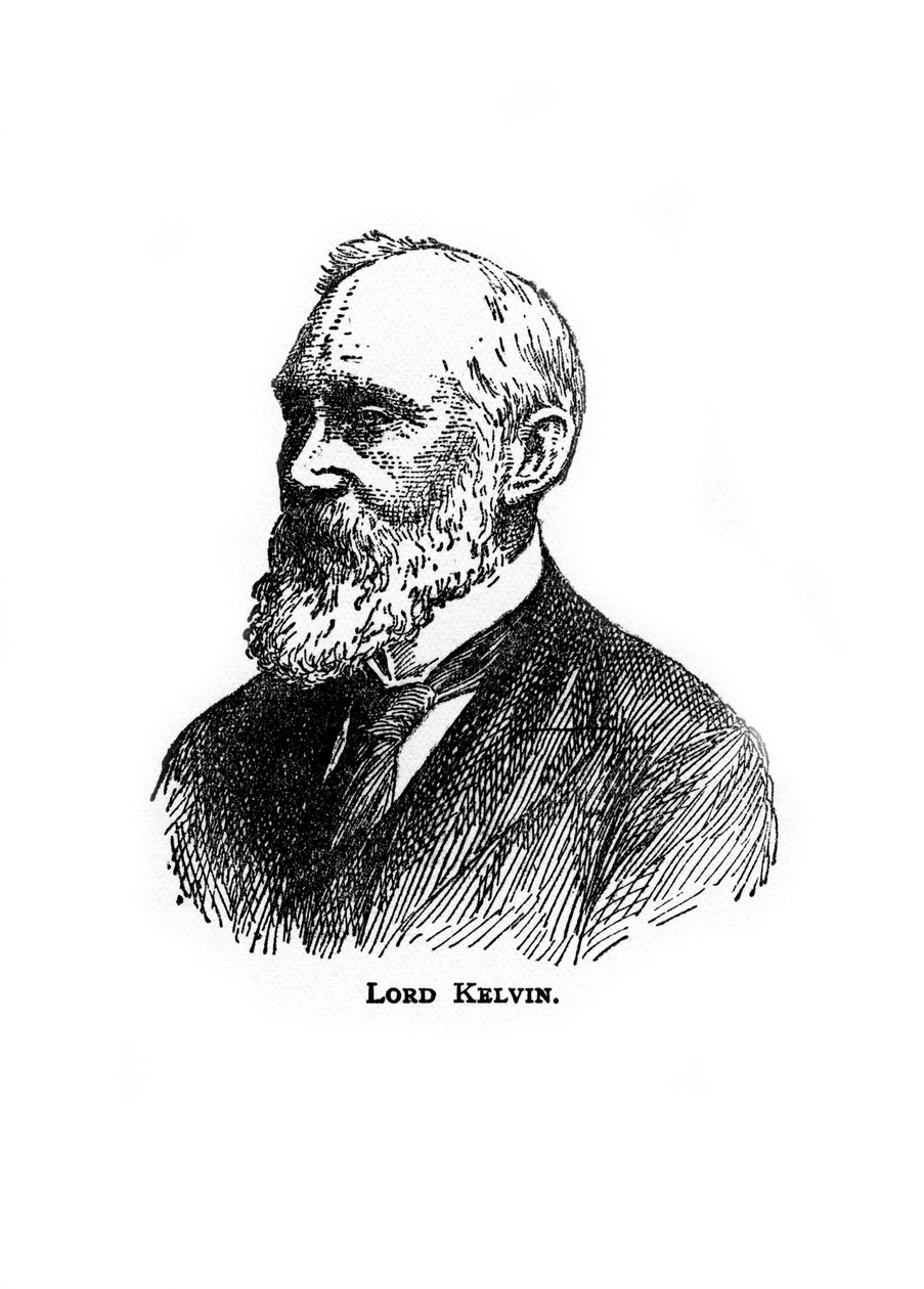 William Thomson, Lord Kelvin, irsk-skotsk matematiker, fysiker og ingeniør, 20. århundrede af Unbekannt