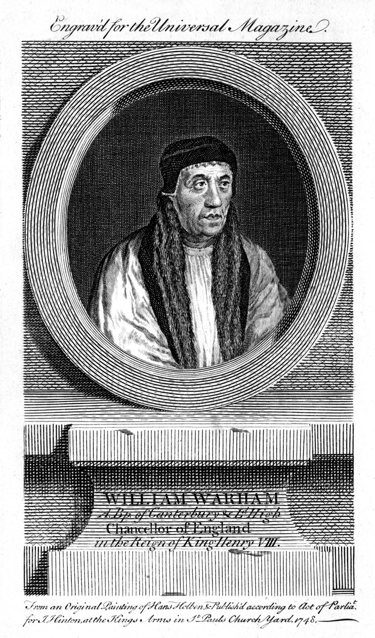William Warham, ærkebiskop af Canterbury, 1748 af Unbekannt