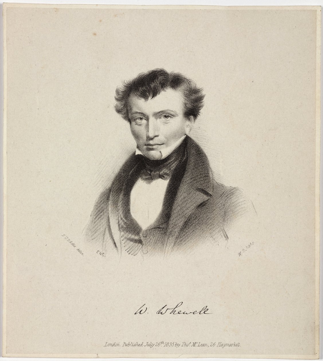 William Whewell, engelsk polymatiker, ca. 1820