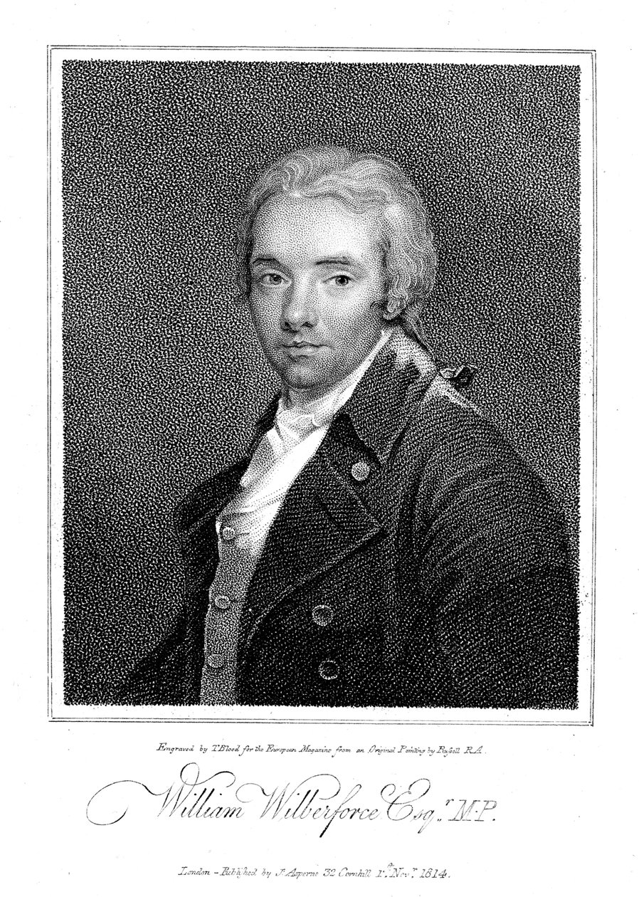 William Wilberforce, engelsk filantrop og anti-slaveri-forkæmper, 1814 af Unbekannt