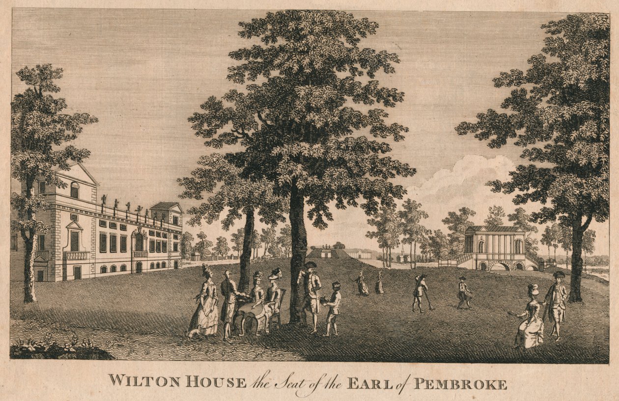 Wilton House, sæde for jarlen af Pembroke, 1779. af Unbekannt