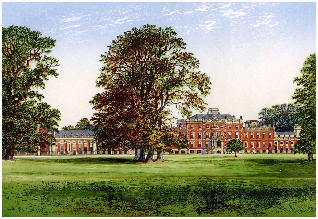 Wimpole Hall, Cambridgeshire, hjemsted for jarlen af Hardwicke, c1880 af Unbekannt
