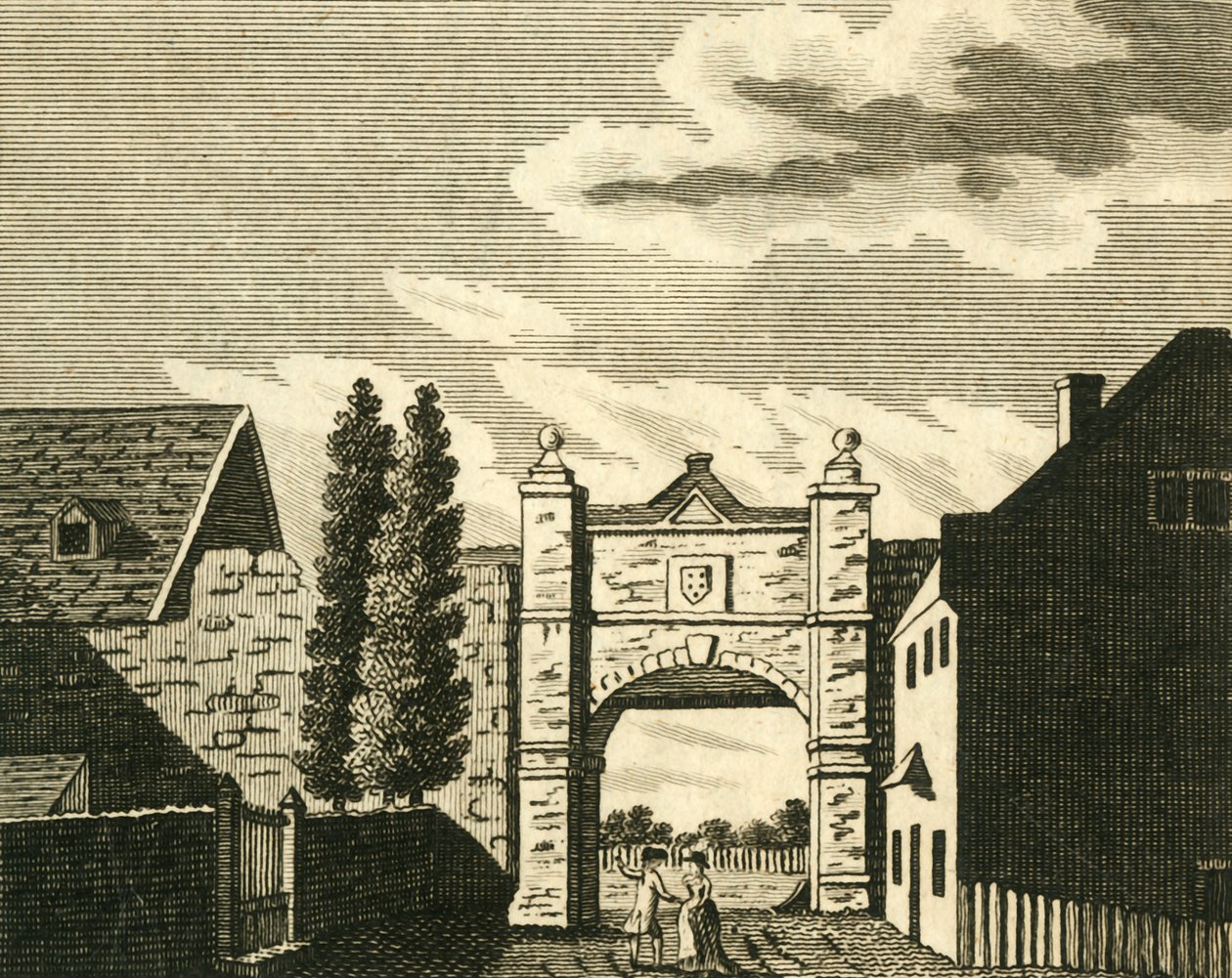 Wincheap Gate, ved Canterbury, c1786. af Unbekannt