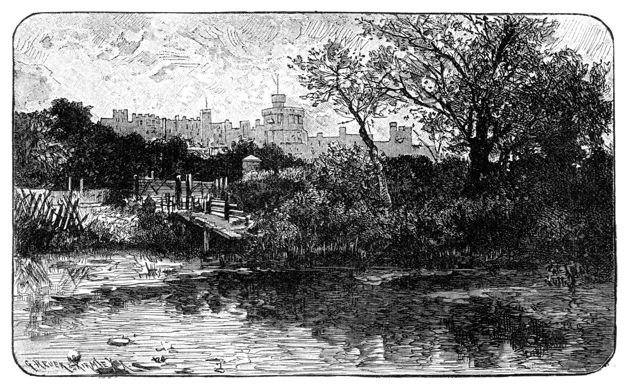 Windsor Castle, Berkshire, 1900 af Unbekannt