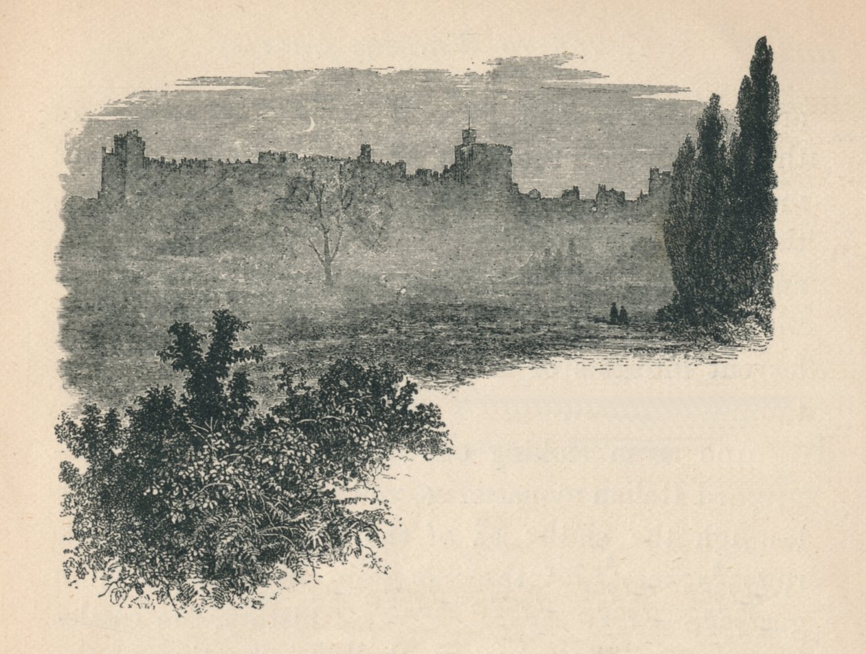 Windsor Castle fra Home Park, 1895 af Unbekannt