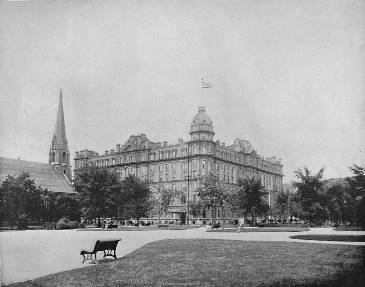 Windsor Hotel, Montreal, Canada, c1897. af Unbekannt