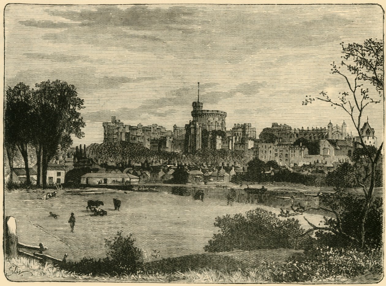 Windsor, fra Brocas, 1898. af Unbekannt