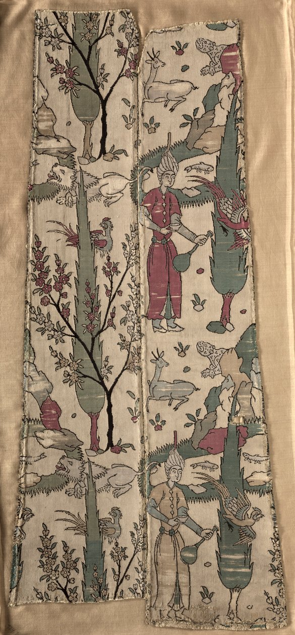 Vinbærere i landskab, fra en kappe, 1525-1550. af Unbekannt
