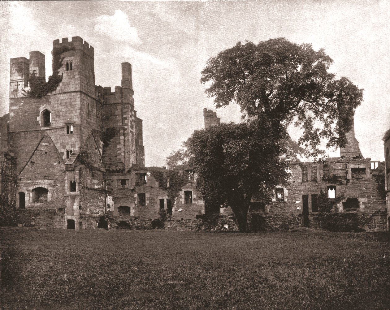 Wingfield Manor, nær Alfreton, Derbyshire, 1894. af Unbekannt