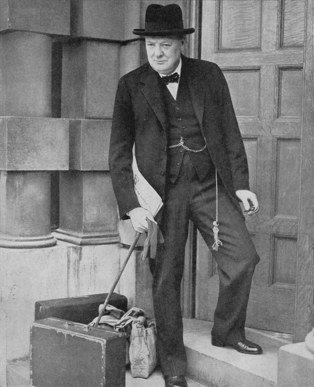 Winston Churchill ved Admiralitetet, 1939, 1940 af Unbekannt